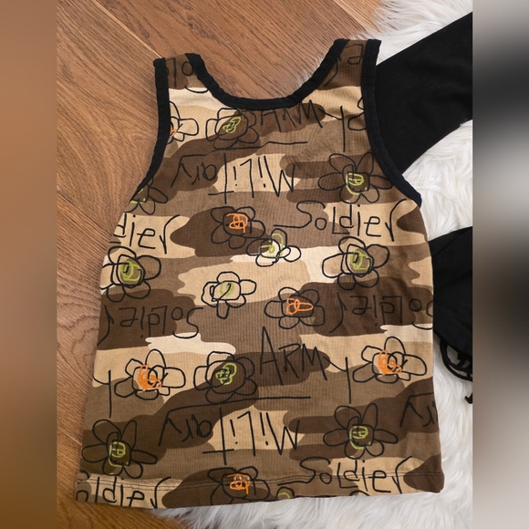 Vintage Boho Embroidered Black Long-Sleeve Top Set - Picture 4 of 9